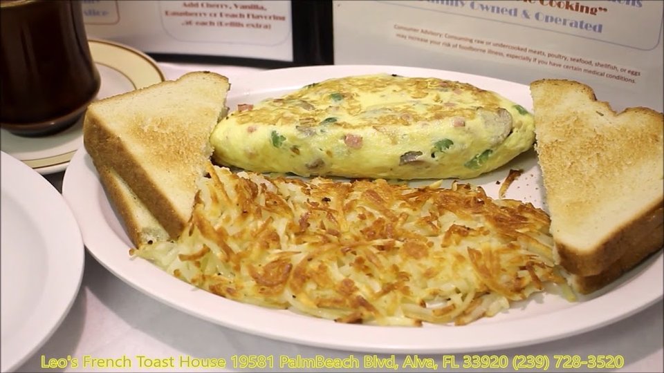 Ham Cheese Veggie Omelet